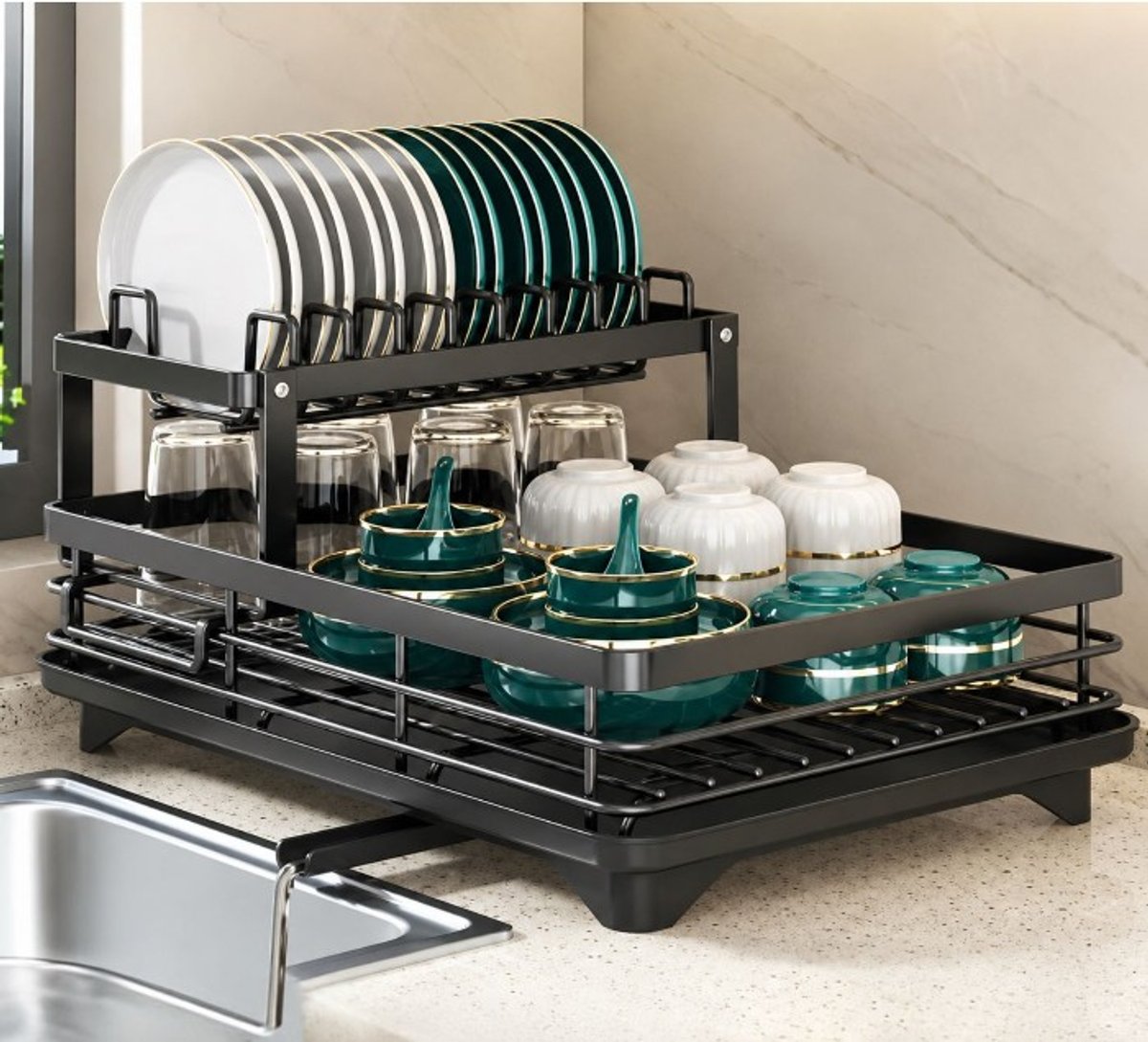Escurridor De Platos Premium - 2