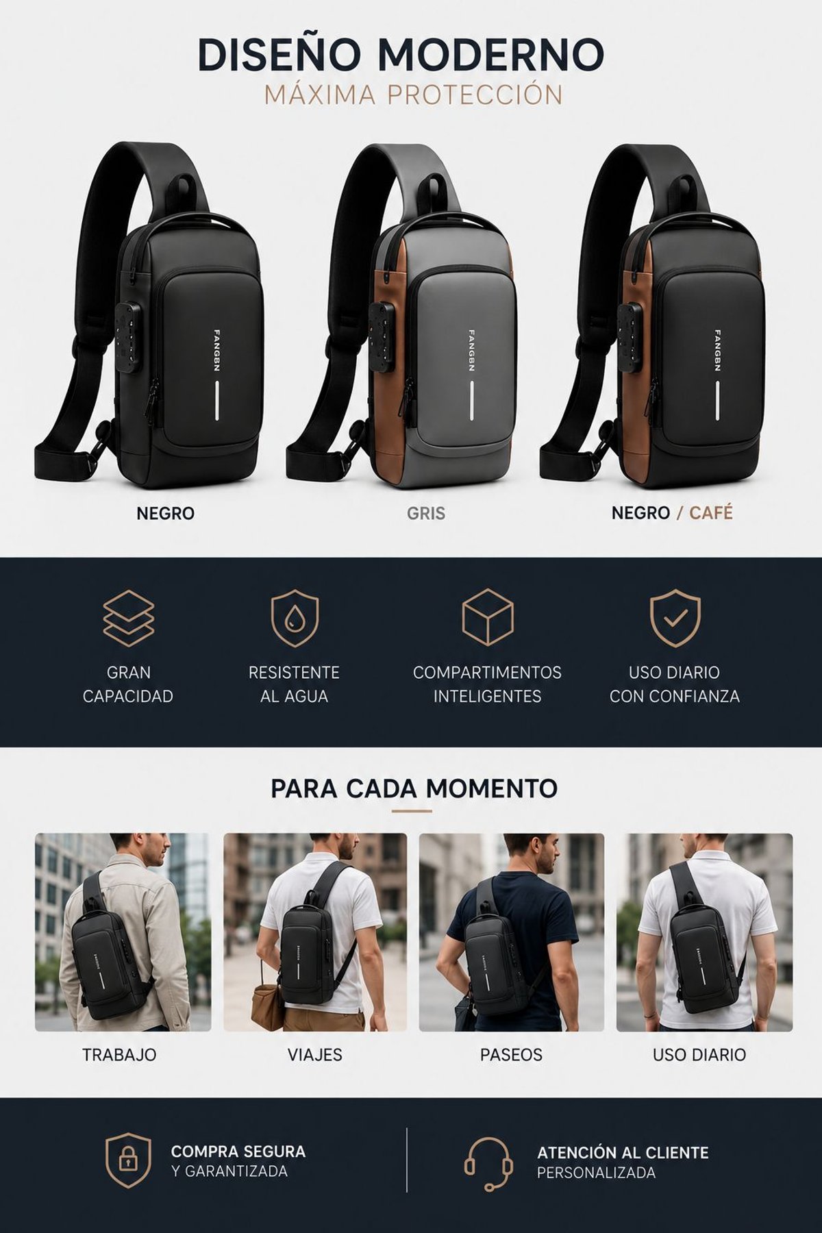 Mochila Antirrobo Con Puerto Usb - 2