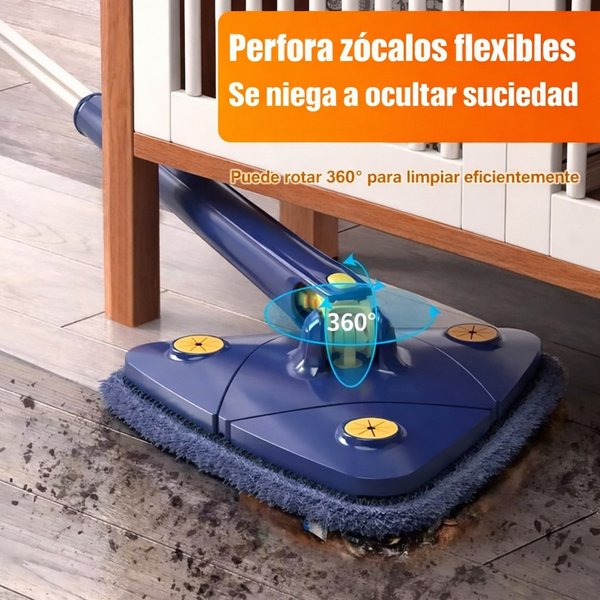 Mopa Esfregona 360 Triangular Rotativa azul
