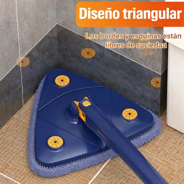 Mopa Esfregona 360 Triangular Rotativa azul