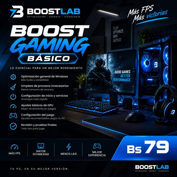 🥉 Boost Gaming Básico