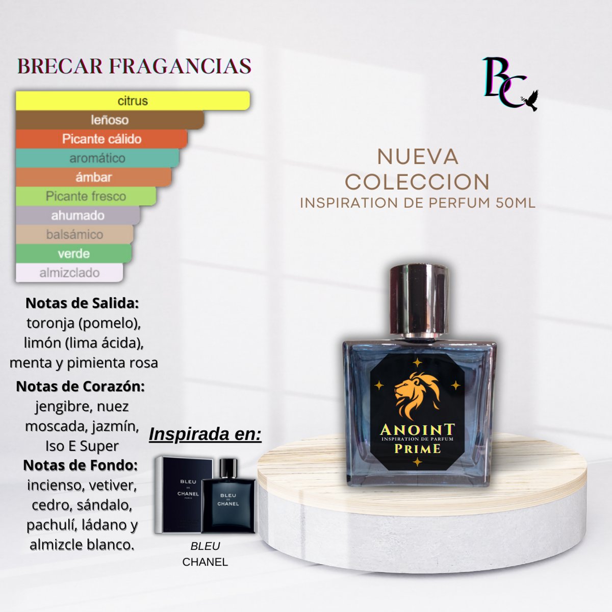 Perfume de 50ML "ANOINT"- PRIME