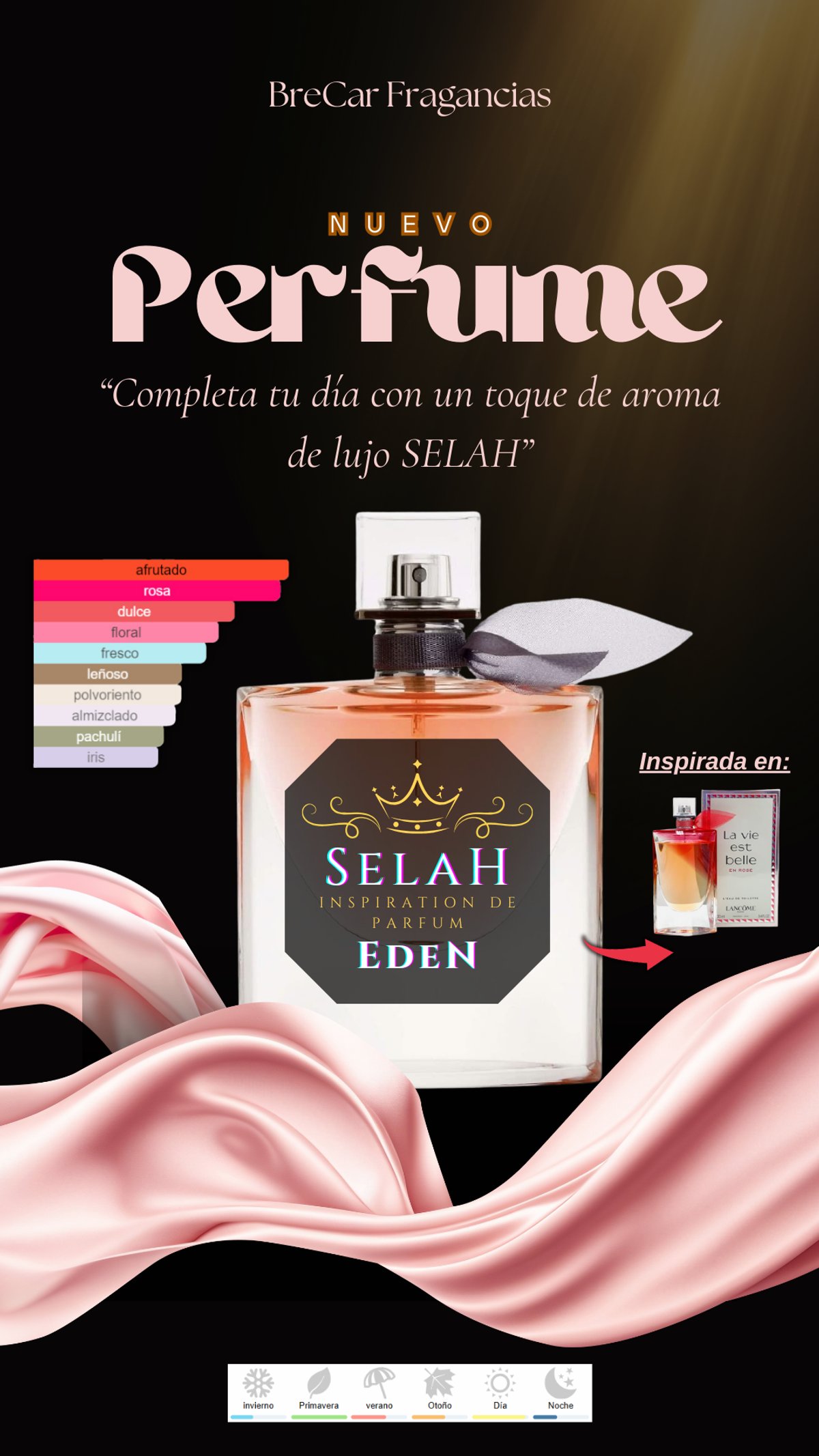 Perfume de 100ML "SELAH" - EDEN - 2