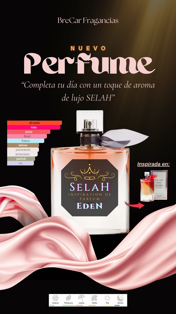 Perfume de 100ML "SELAH" - EDEN
