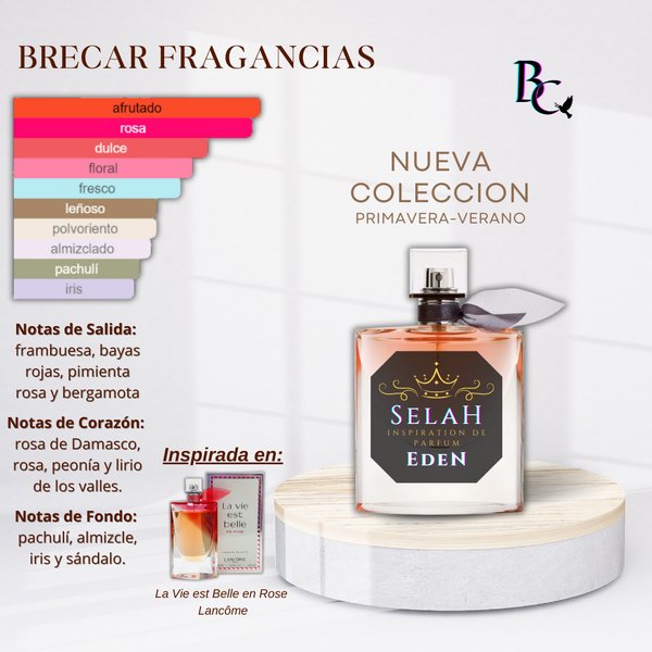 Perfume de 100ML "SELAH" - EDEN