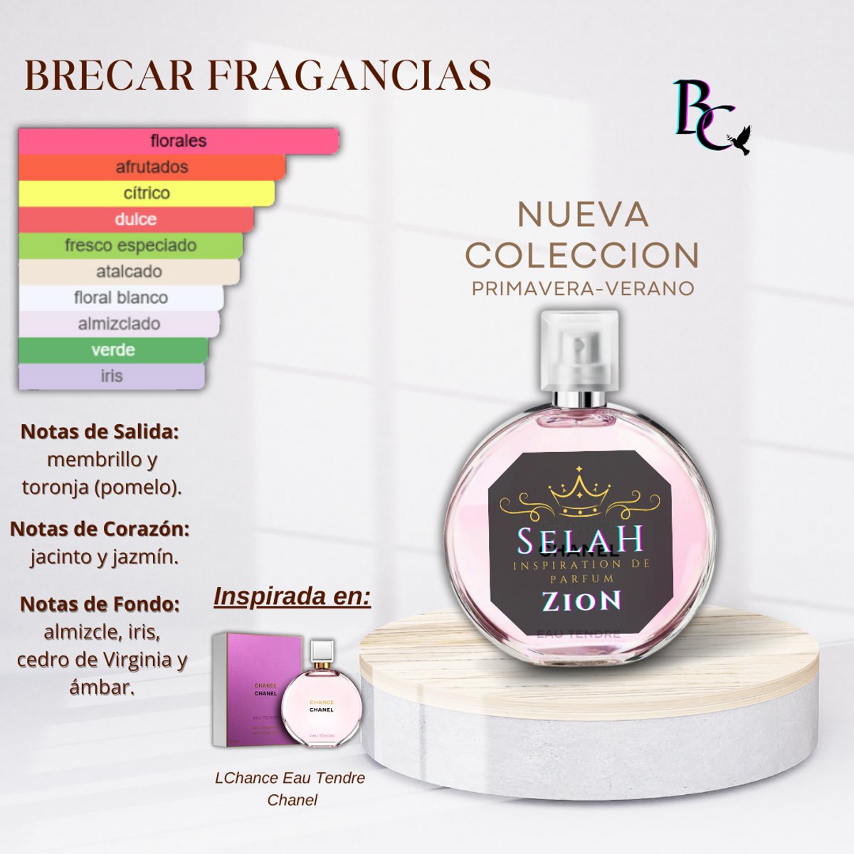 Perfume de 100ML "SELAH" - ZION  