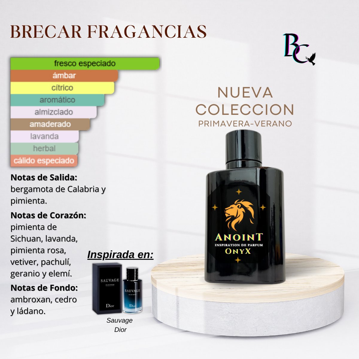 Perfume de 100ML "ANOINT"- ONYX