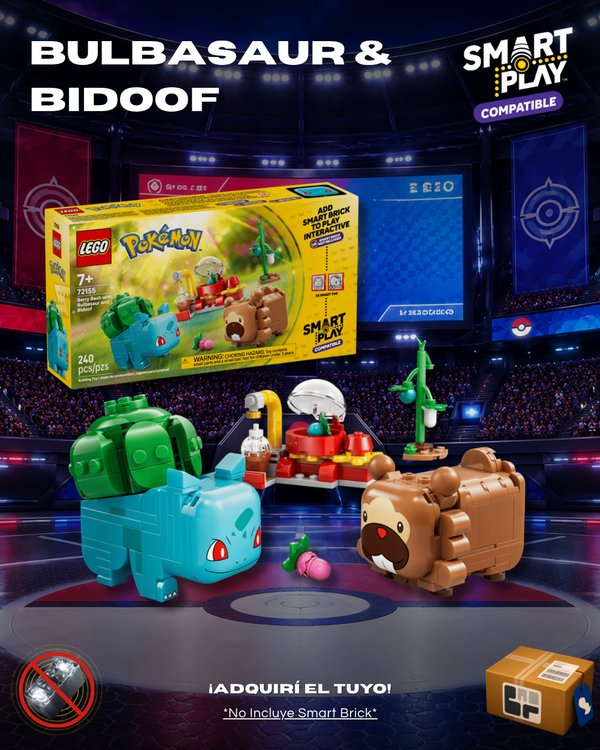 SMART Play: Berry Bash with Bulbasaur and Bidoof