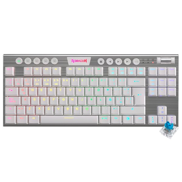 Teclado Mecanico Redragon Blanco