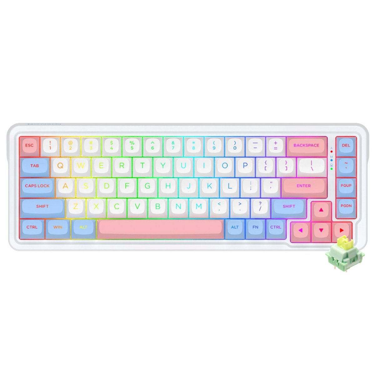 Teclado Mecanico Redragon Blanco - 4