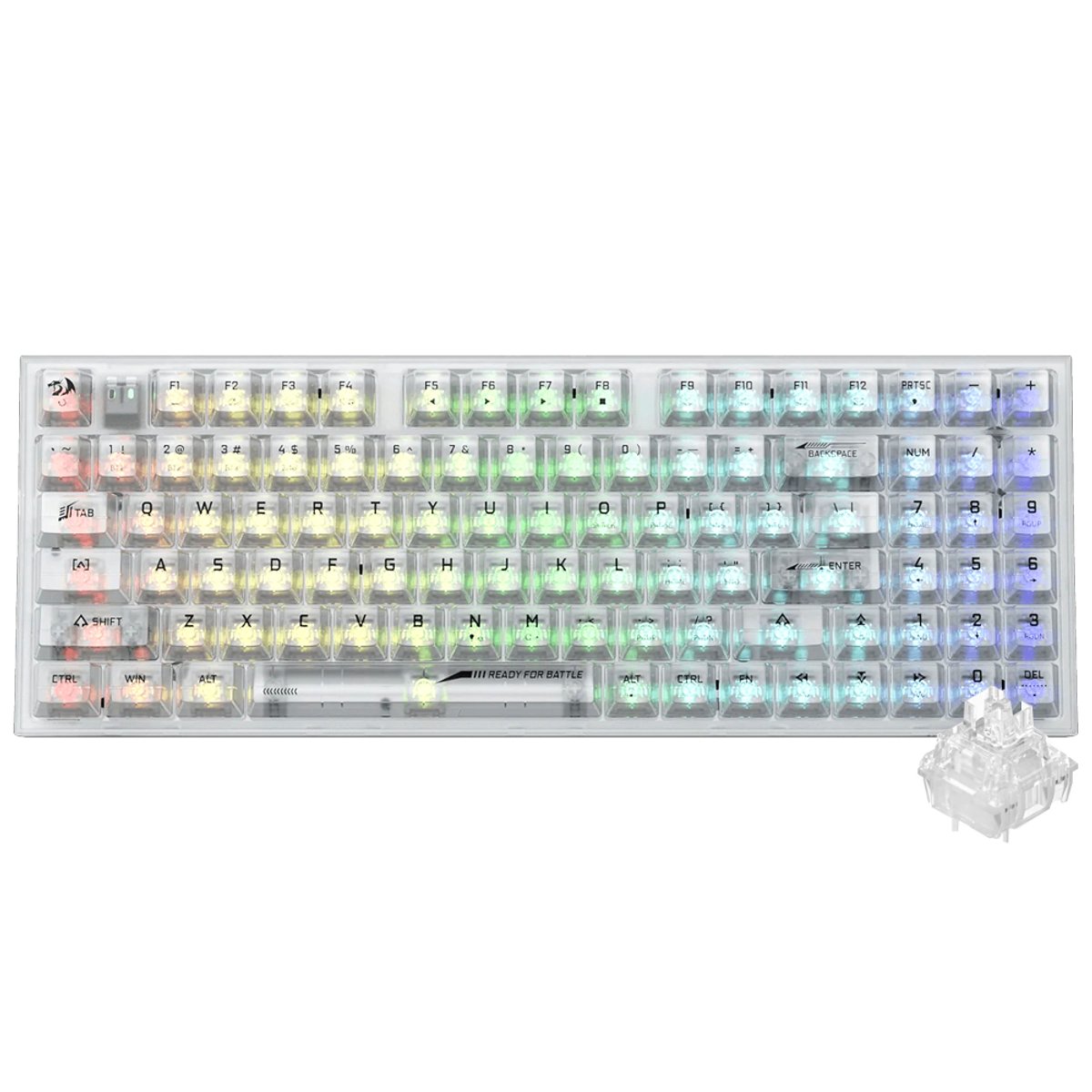 Teclado Mecanico Redragon Blanco - 8