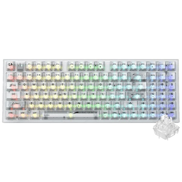 Teclado Mecanico Redragon Blanco