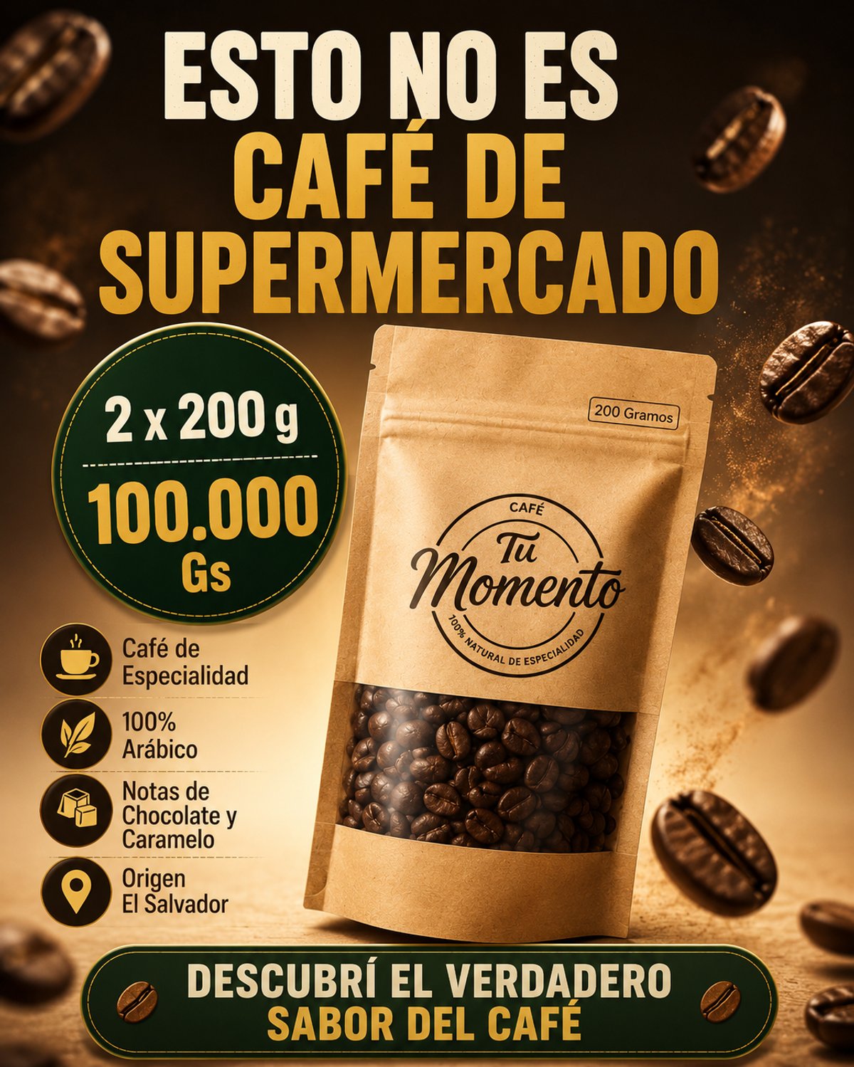 Combo | 2 Paquetes de 200 g | Grano (Envío Gratis) - 2