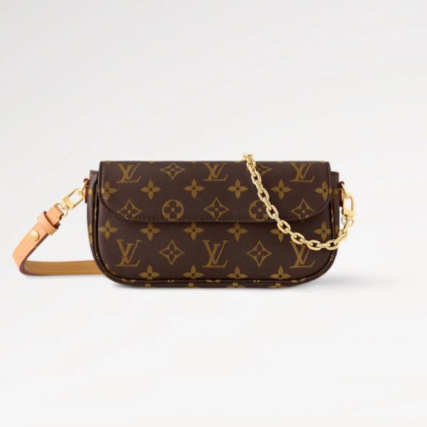 Louis Vuitton- Ivy con cadena - Marrón