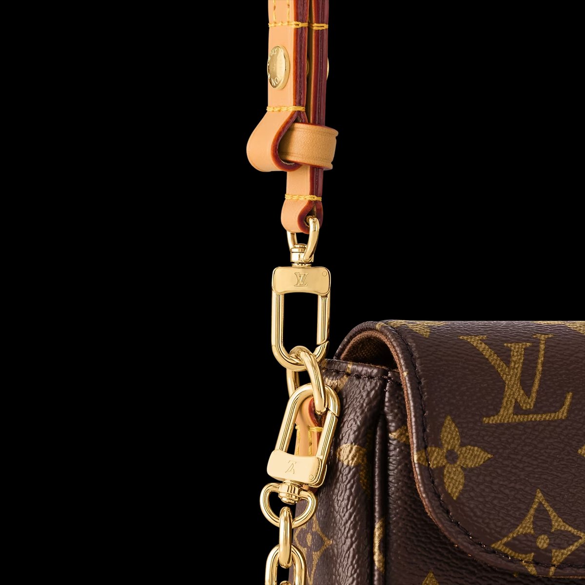 Louis Vuitton- Ivy con cadena - Marrón - 3