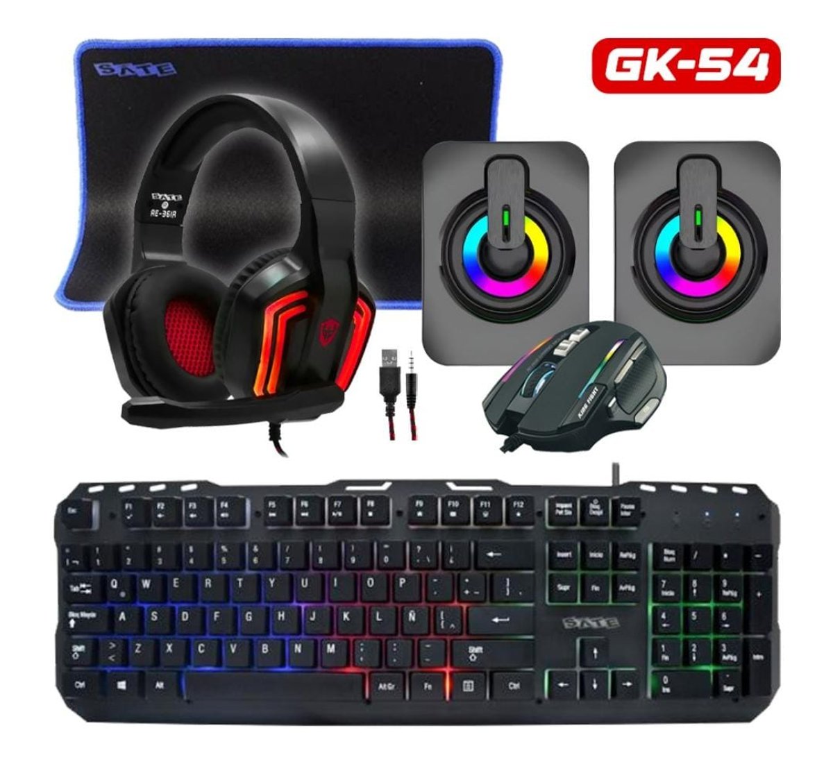 Kit Gamer 5 Periferico Sate