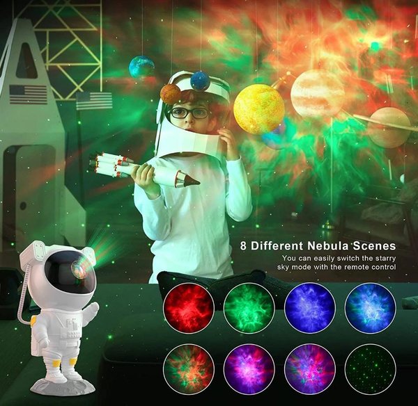 Proyector Astronauta Robots 🌌🏠