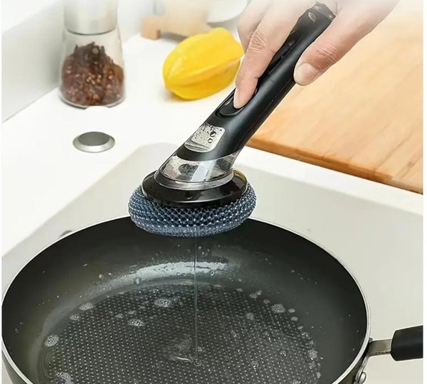 Cepillo Con dispensador de detergente 