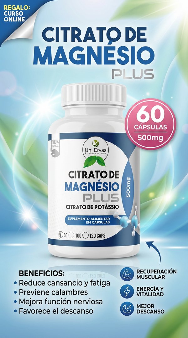 Citrato de magnesio plus