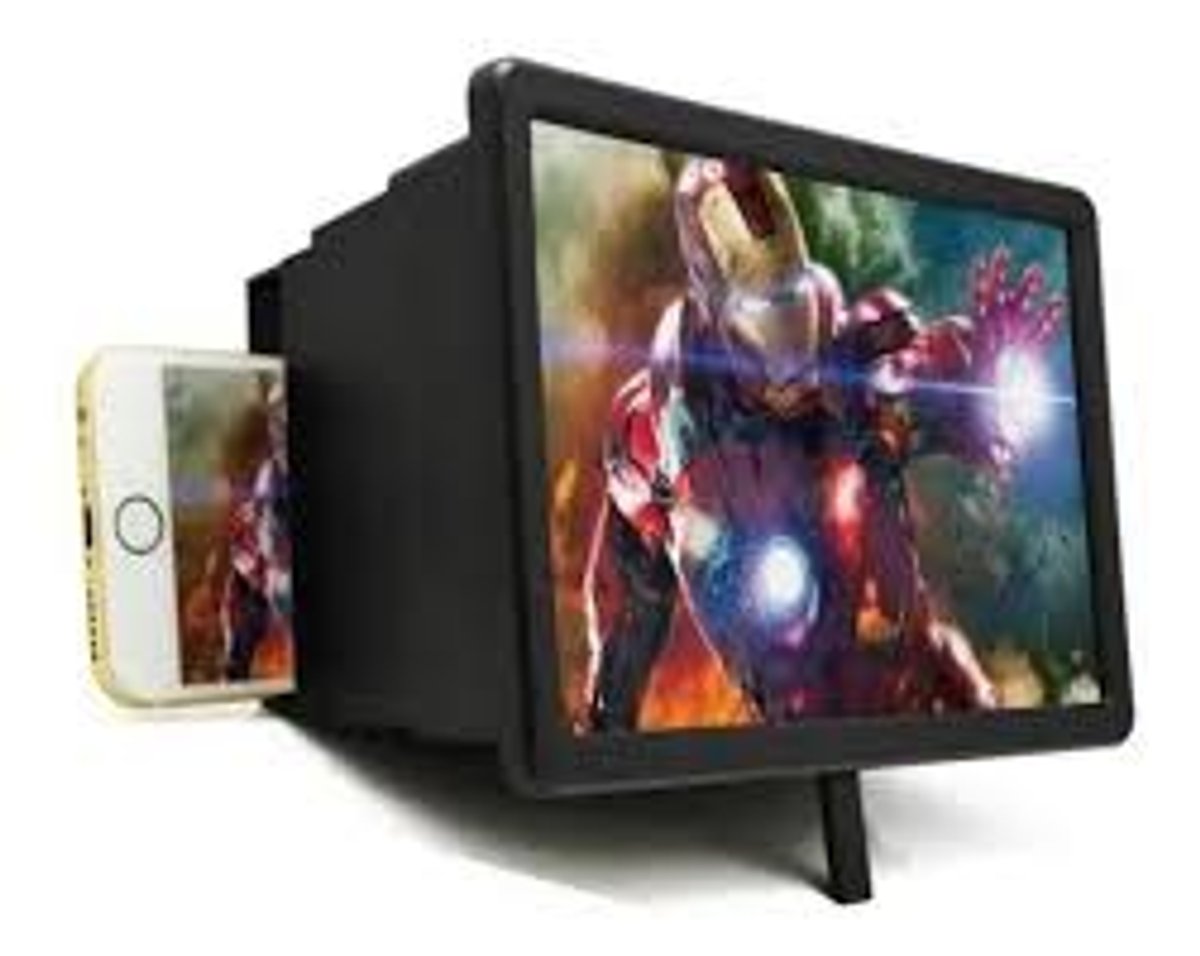 Amplificador de pantalla para celular tipo cerrado - 2