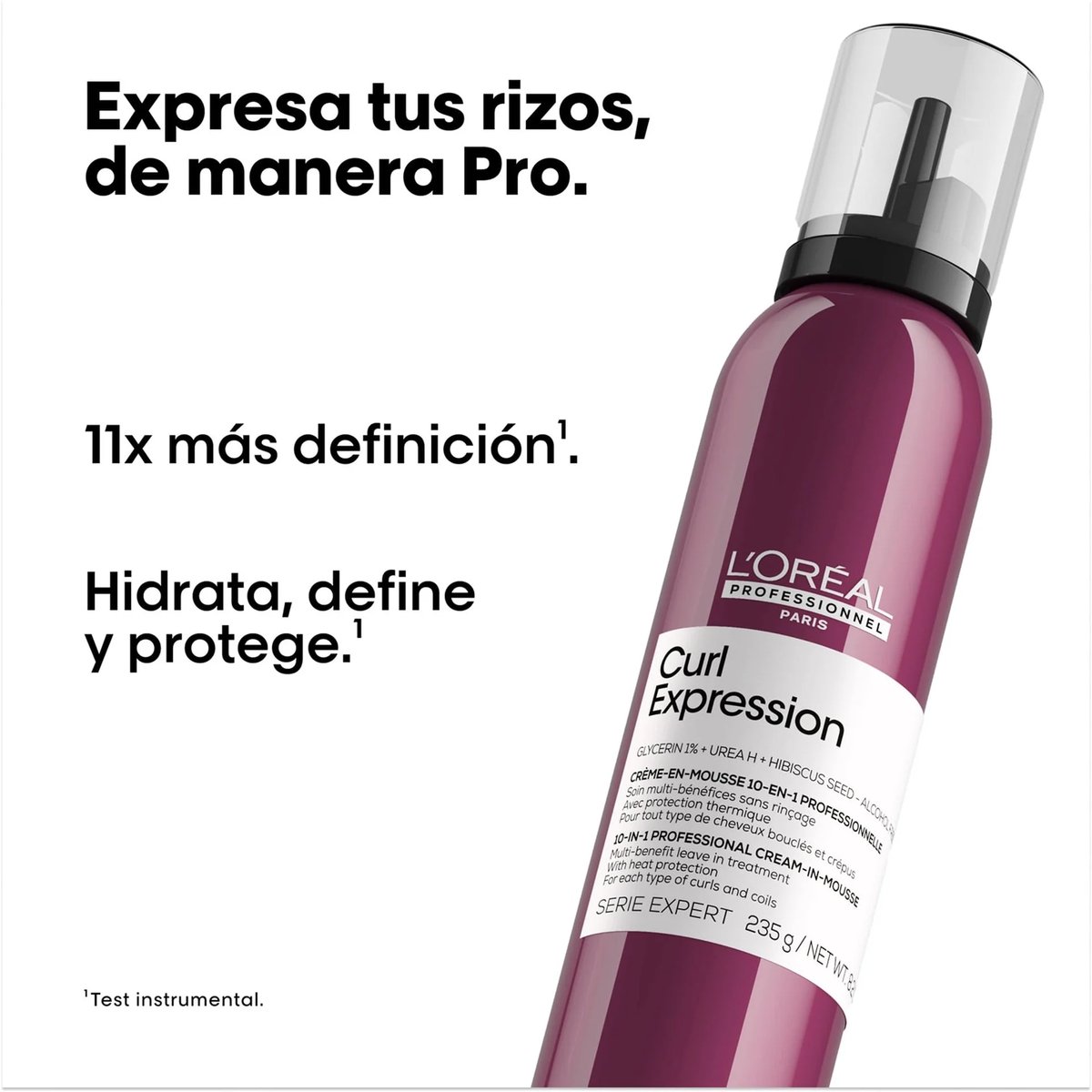 L’Oréal Curl Expression Crema en mousse 10 en 1.