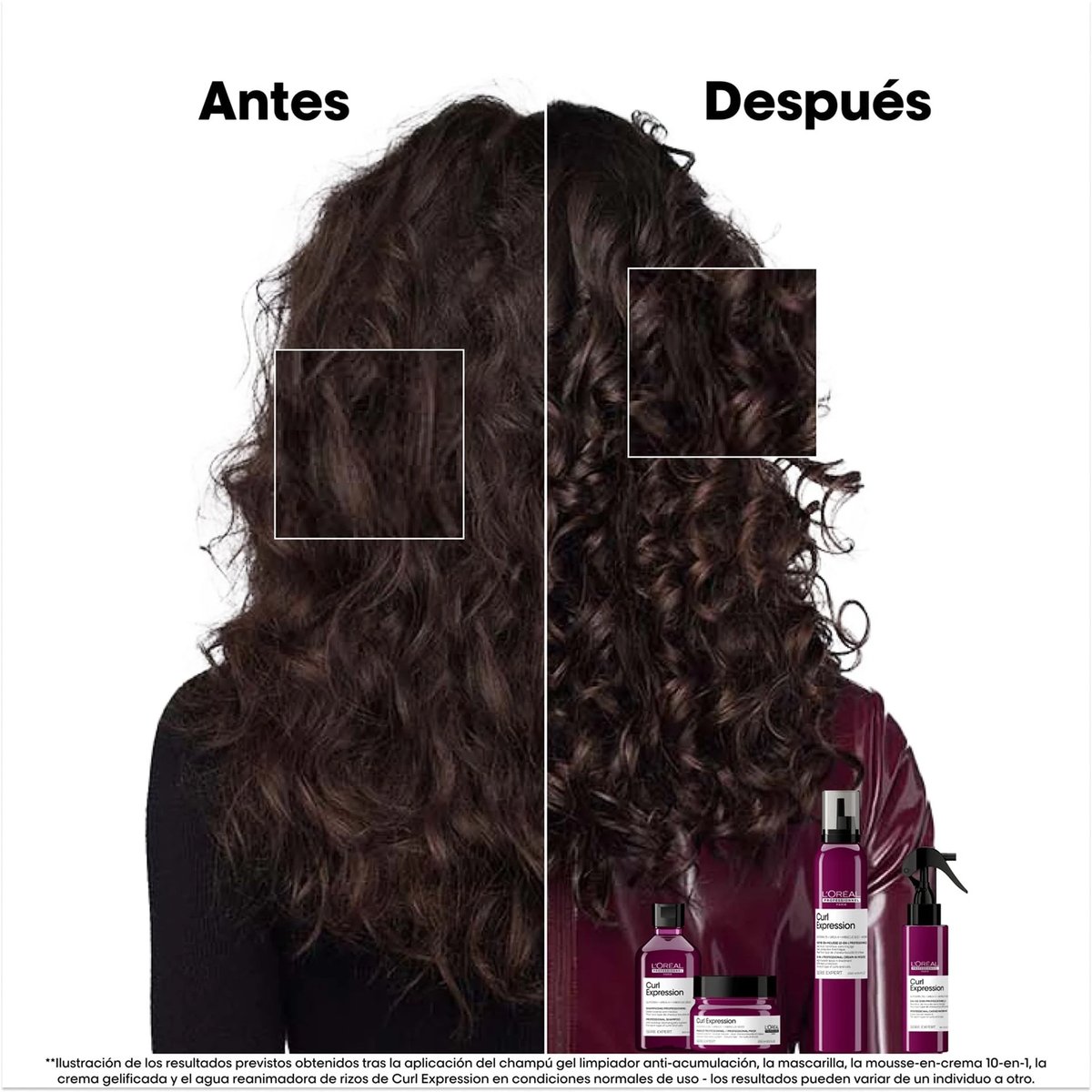L’Oréal Curl Expression Crema en mousse 10 en 1.