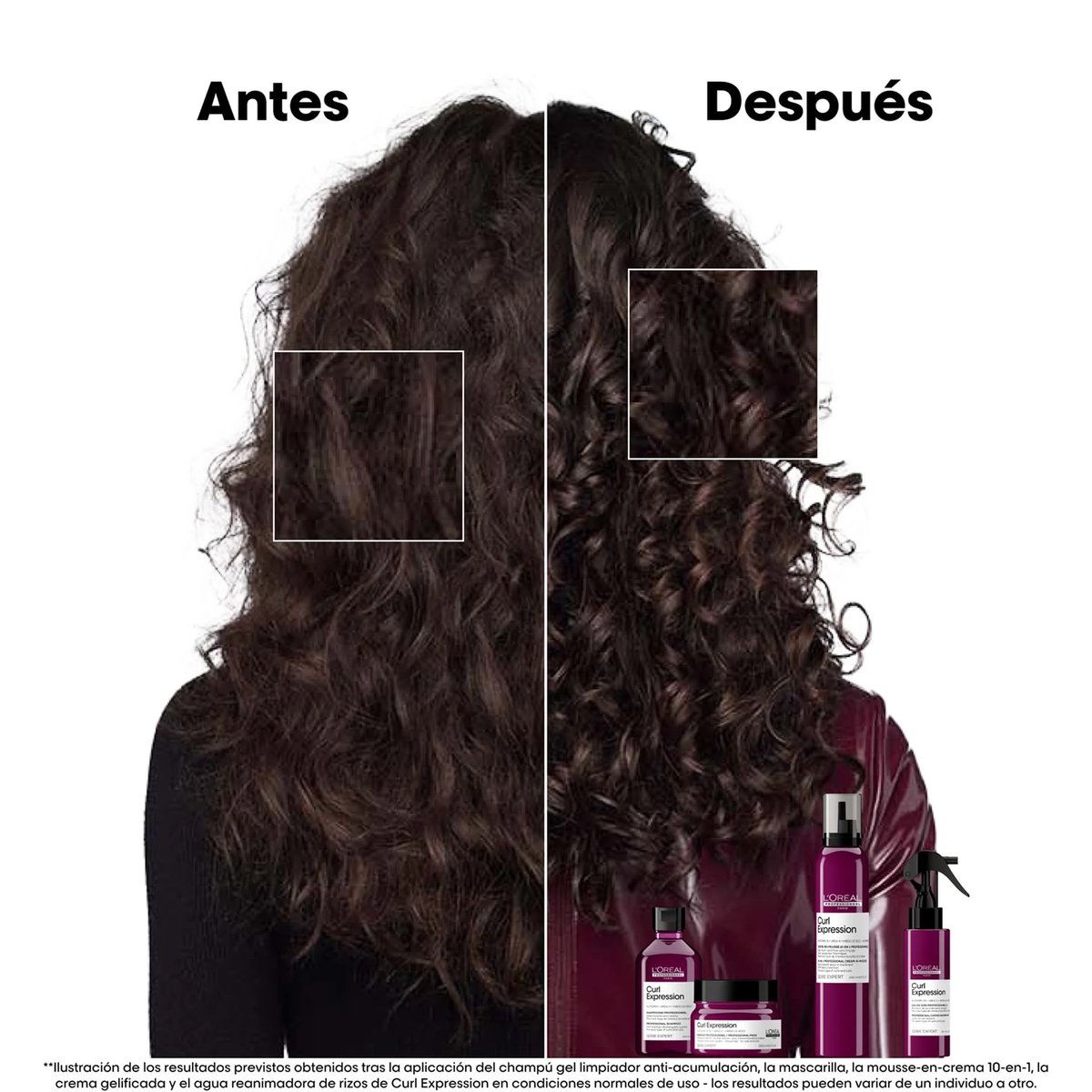 L’Oréal Curl Expression Crema Hidratante intensivo de larga duración.