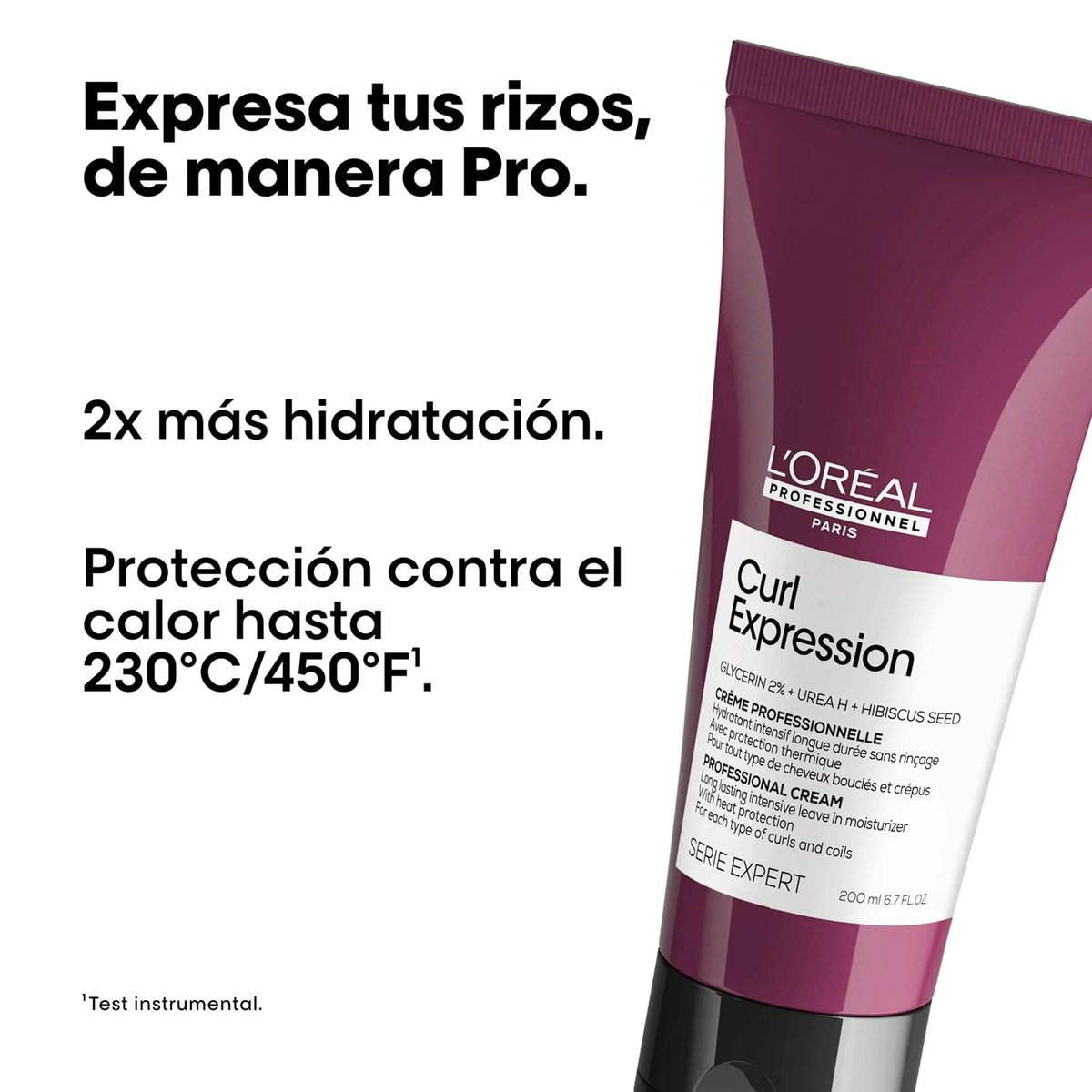 L’Oréal Curl Expression Crema Hidratante intensivo de larga duración.
