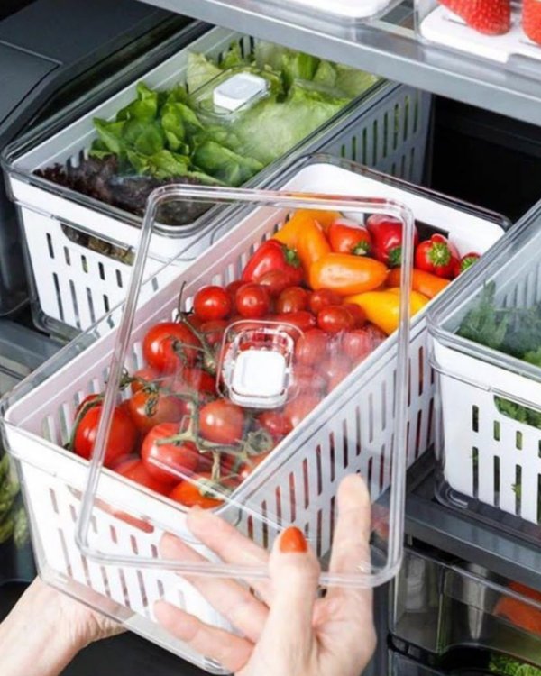 Organizador Clear Fresh con cesta – 5 L