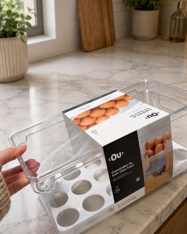 Organizador de huevos con capacidad para 36 unidades!
