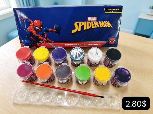 Tempera Disney y marvel