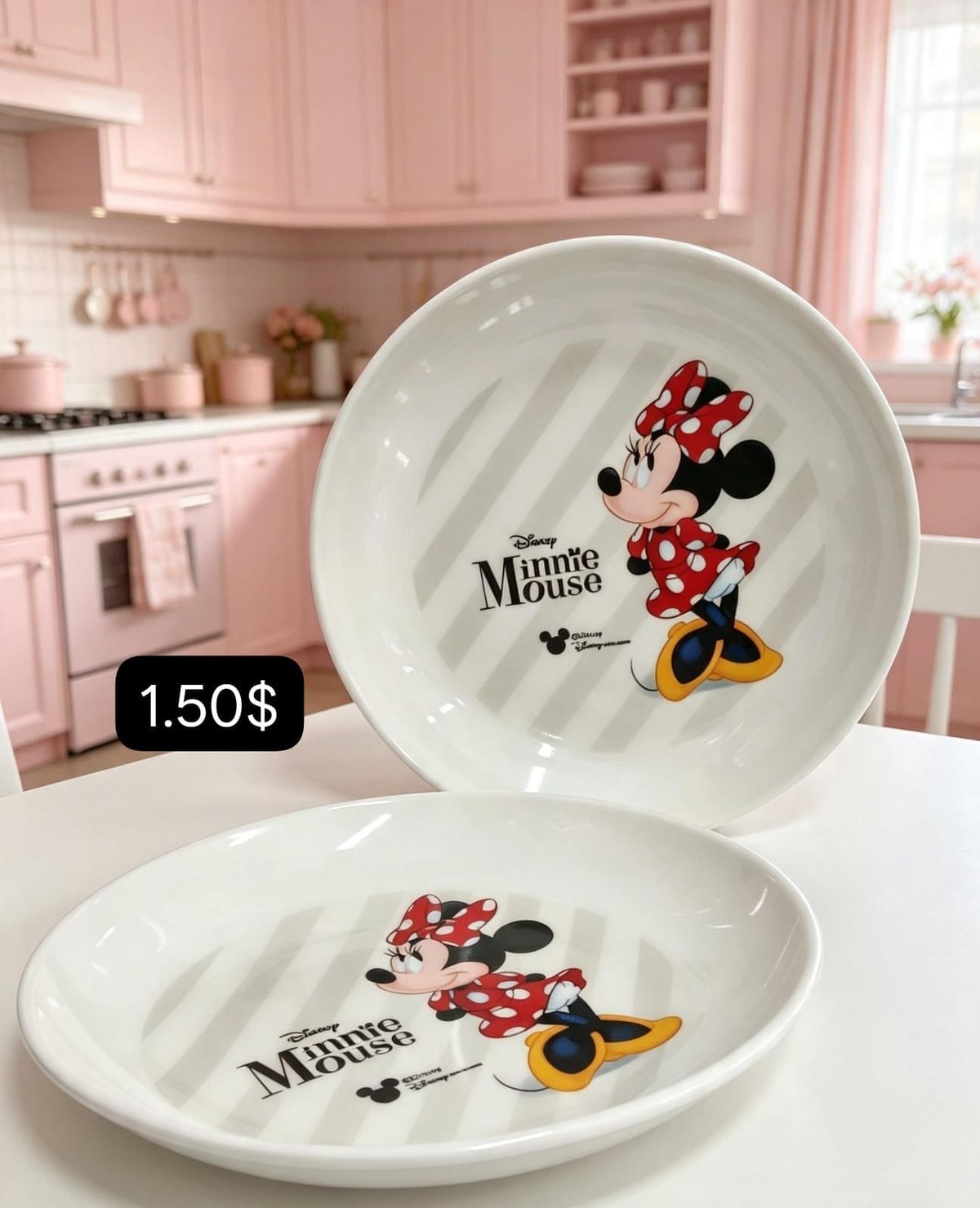 Plato de melanina de mickey y minnie  - 7
