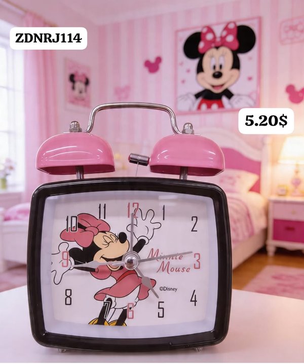 Despertador disney y sanrio 