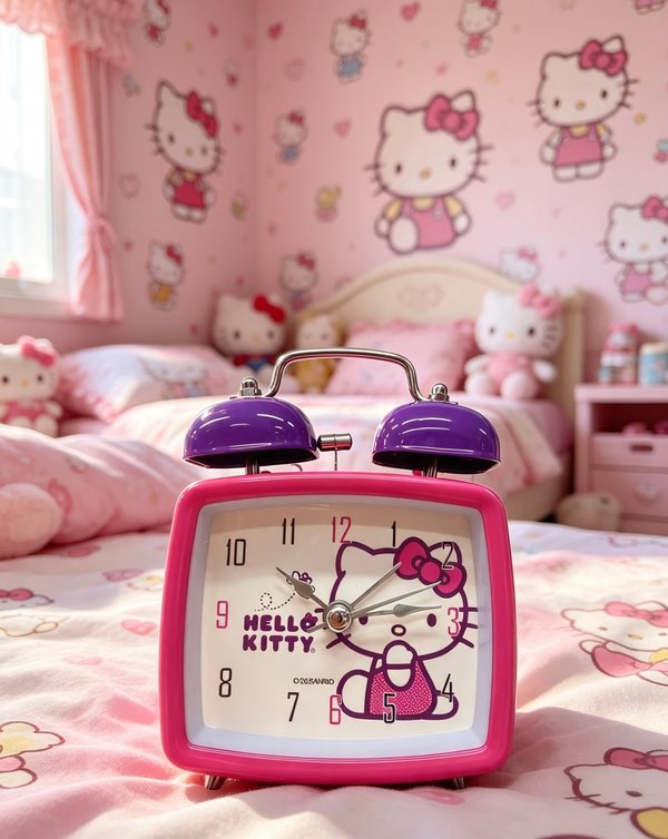 Despertador disney y sanrio 