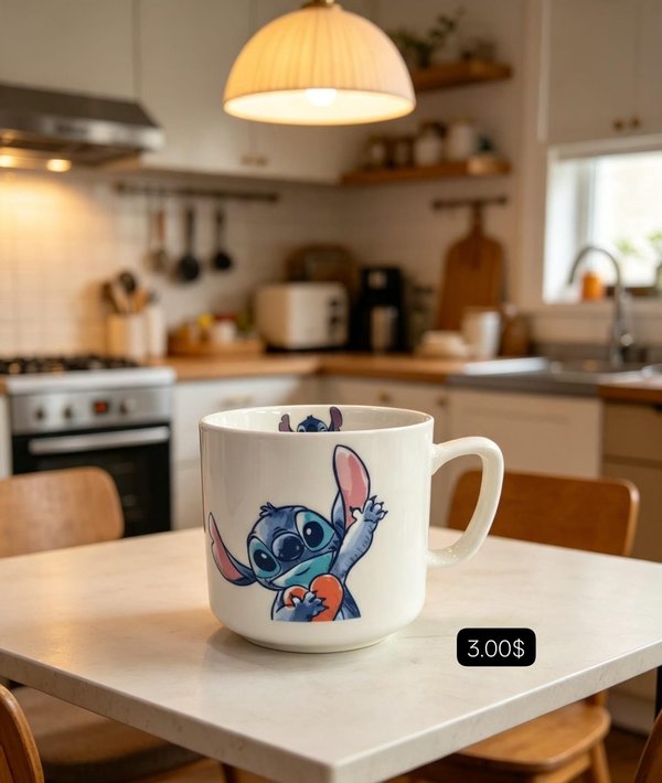 Taza 6 personajes 