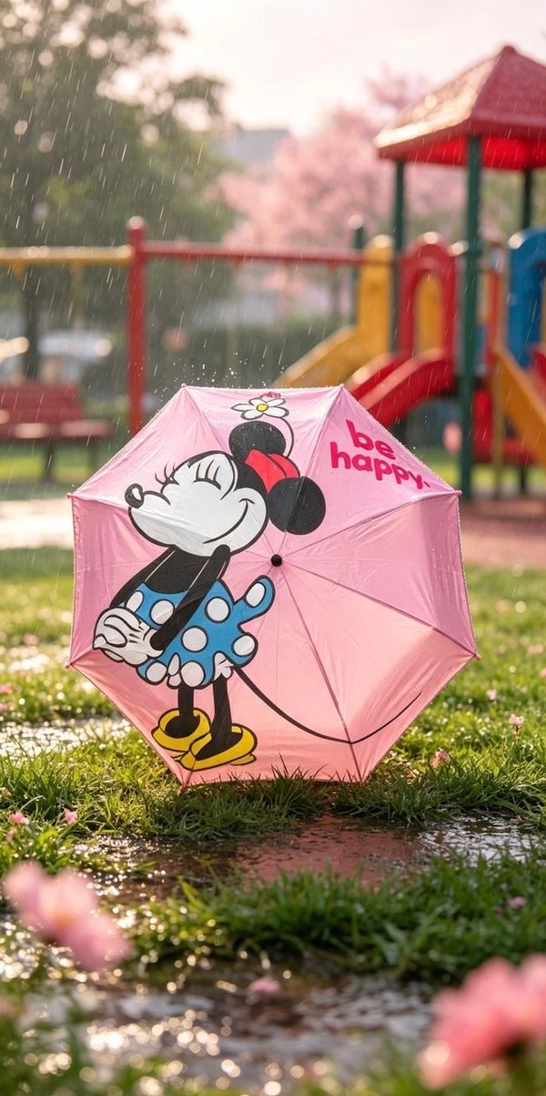 Sombrilla Minnie Rosa
