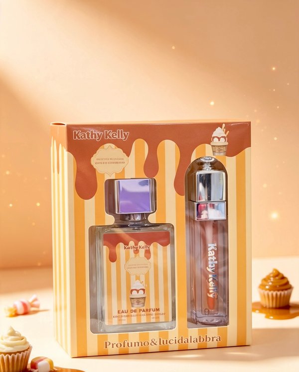 Kit perfume + lip gloss