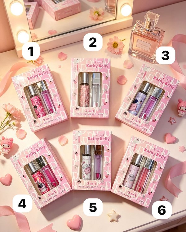 Kit perfume + gloss