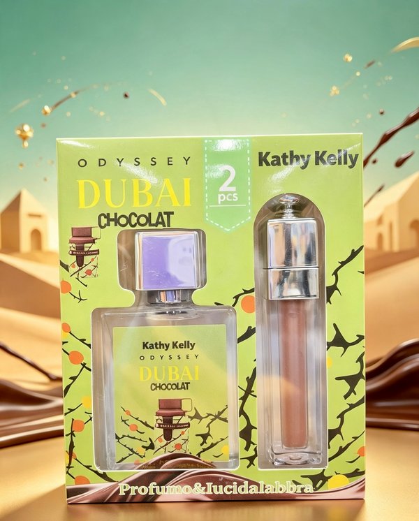 Kit perfume + lip gloss
