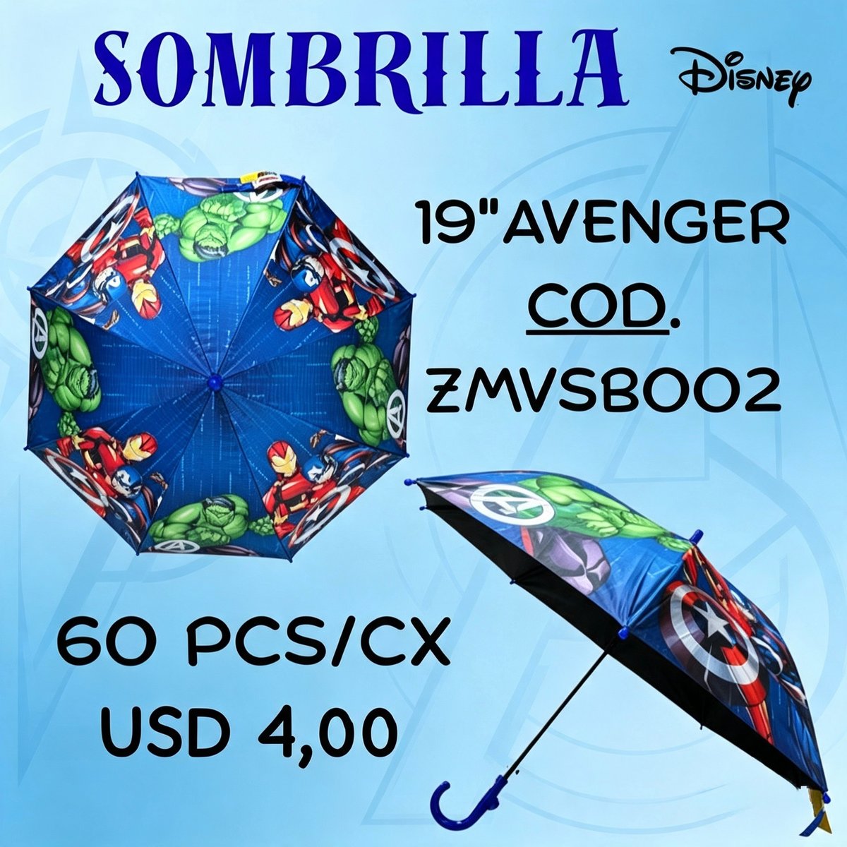 Sombrilla Héroes Avengers - 2