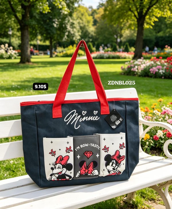 Bolso Tote Minnie Mouse – Negro