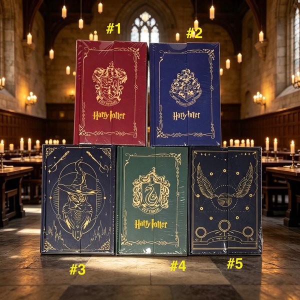 Set de cuadernos Harry Potter edición Hogwarts