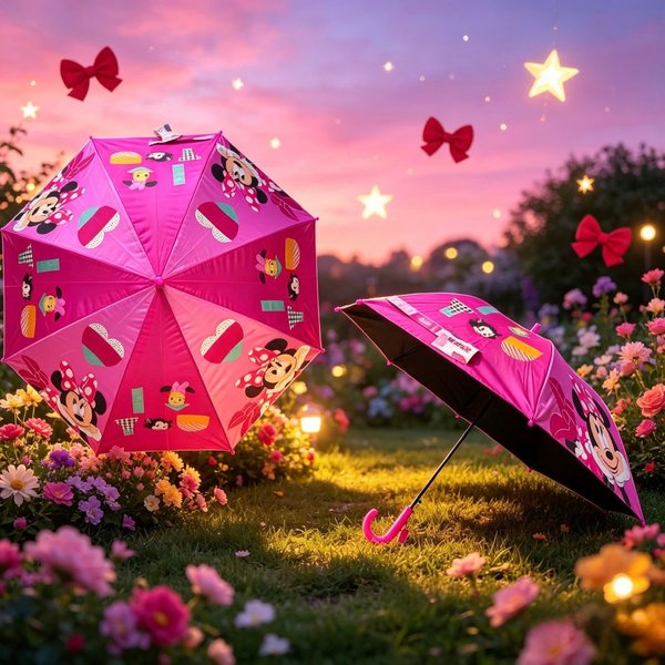 Sombrilla Minnie Fucsia
