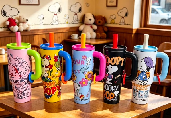 Hoppie Snoopy 5 diseños coloridos