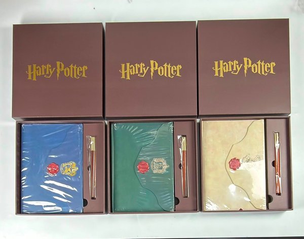 Kit cuaderno con bolígrafo Harry Potter