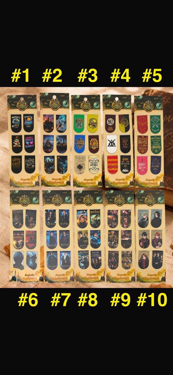 Marcapáginas Harry Potter