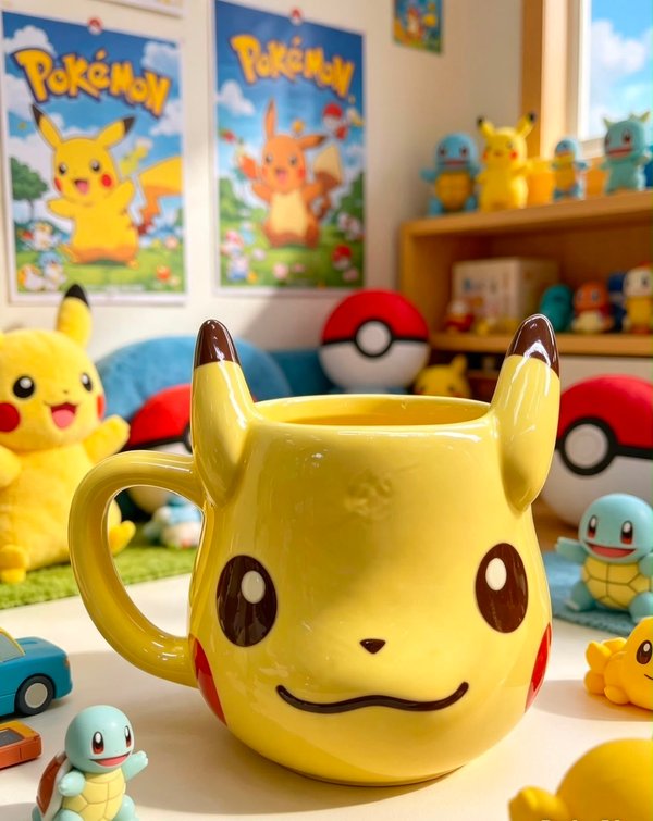 Taza 3D Pikachu