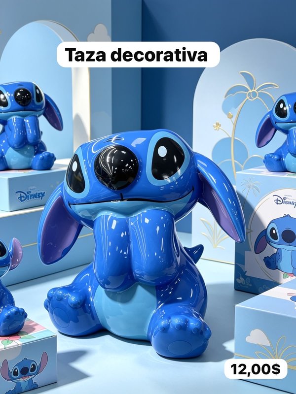 Taza 3D Stitch Decorativa