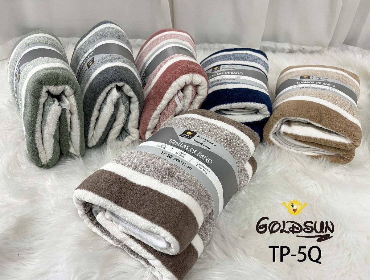 🛁 Toallas de Baño GOLDSUN TP-5Q - 2