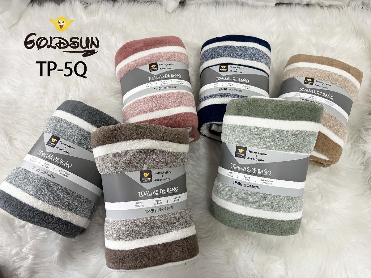 🛁 Toallas de Baño GOLDSUN TP-5Q